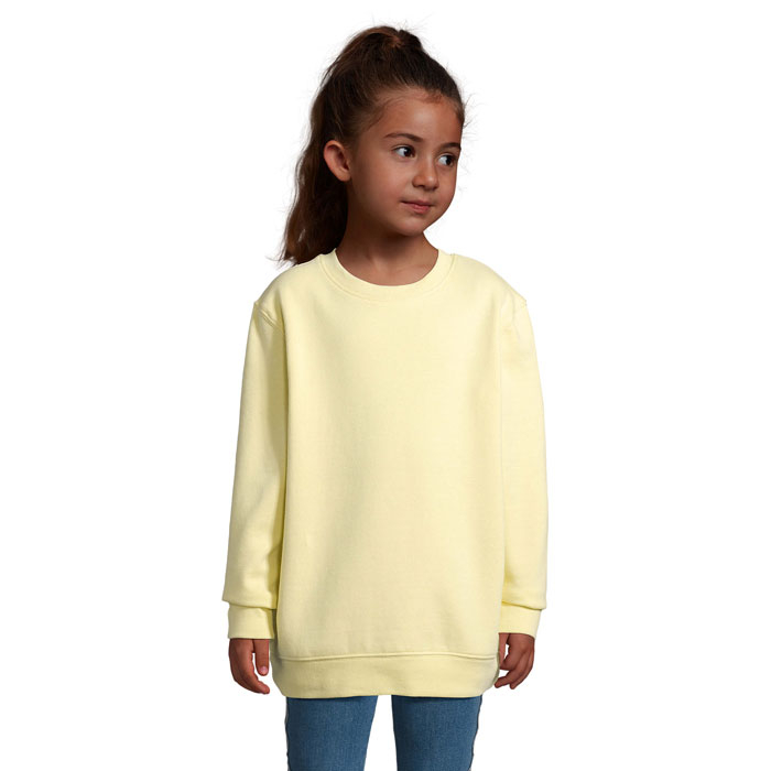 Sweater personnalisé pour enfant COLUMBIA KIDS Jaune clair